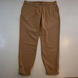 Primo 38x32 Khaki Slim Performance Golf Joggers Mens Pants